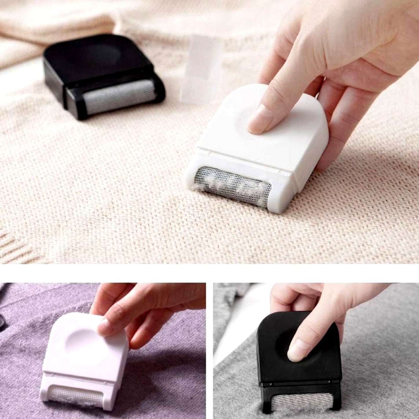 Portable Clothes Lint Remover – Fluff & Fuzz Razor for Fabric & Home