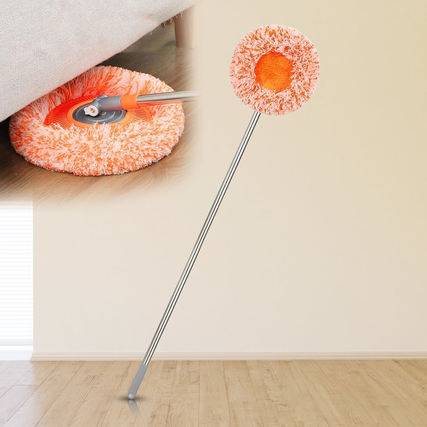 Self-Squeeze Rotatable Spin Mop for Home Cleaning (110 CM)