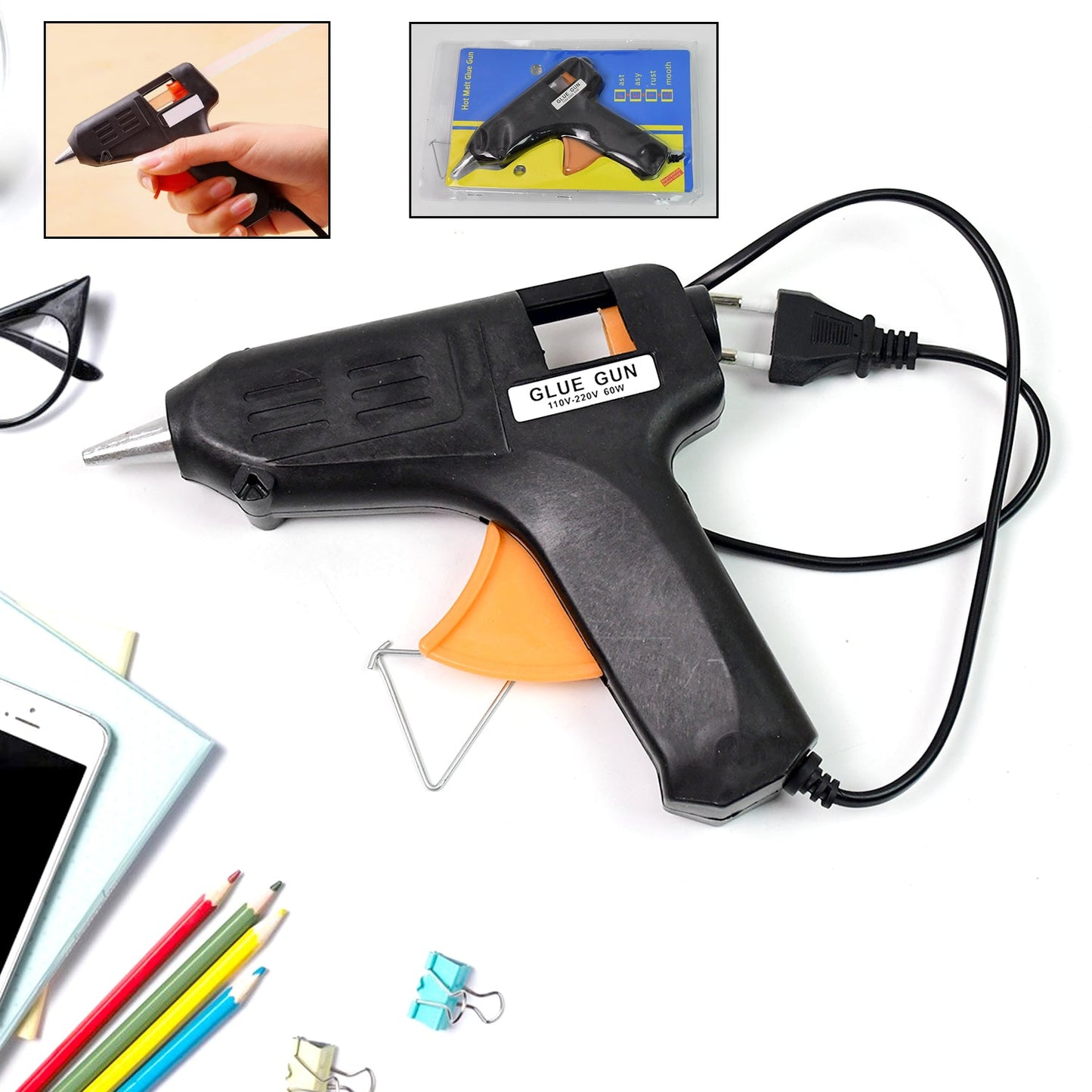 Hot Melt Glue Gun – 60W Heavy-Duty Craft & Repair Tool