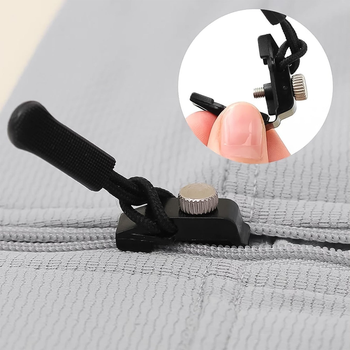 Portable Universal Detachable Zipper Slider for Bags, Coats & More (1 Pc)
