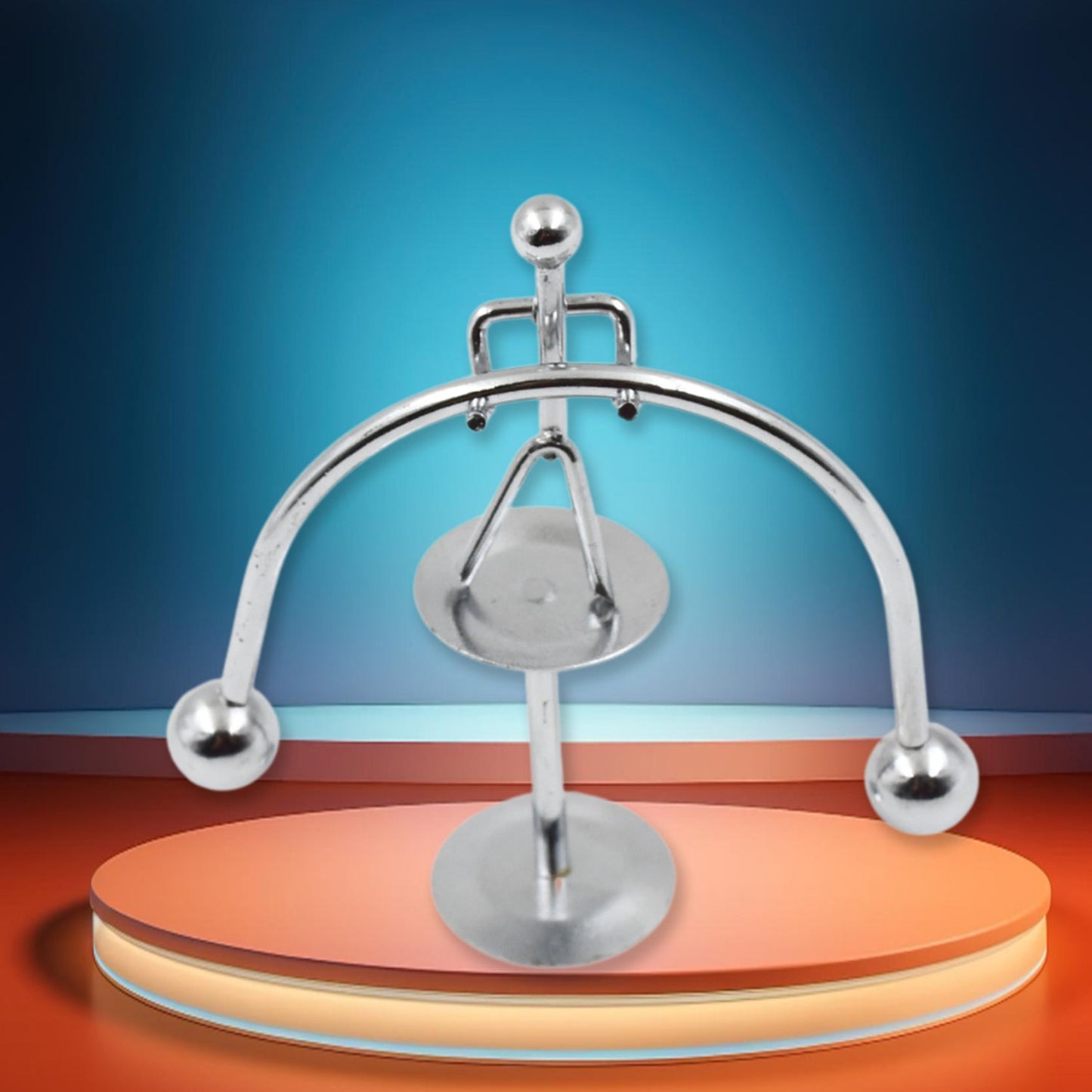 Mini Steel Balance Toy – Desk Decor & Perpetual Motion Fun