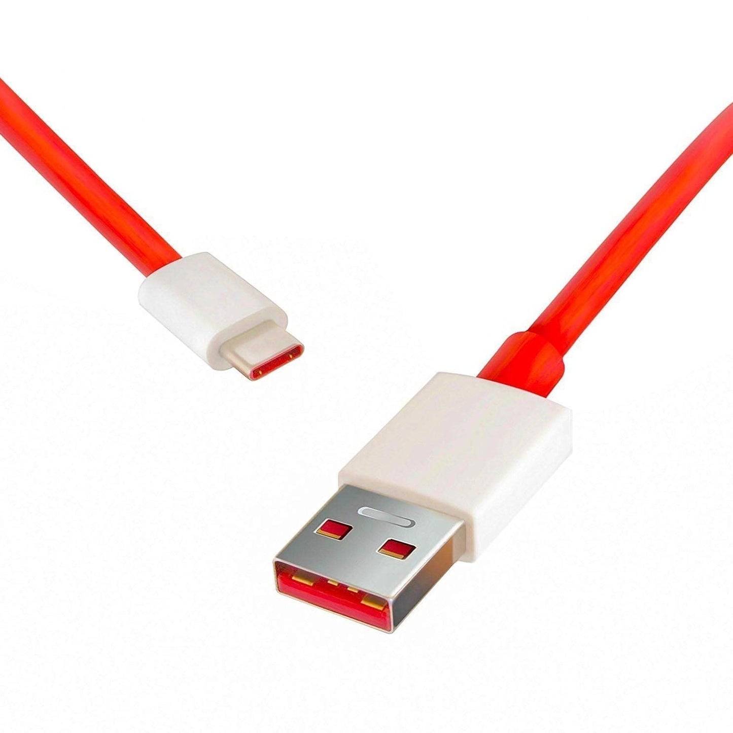 Type-C Fast Charging & Data Transfer USB Cable (Red, 1 Meter)