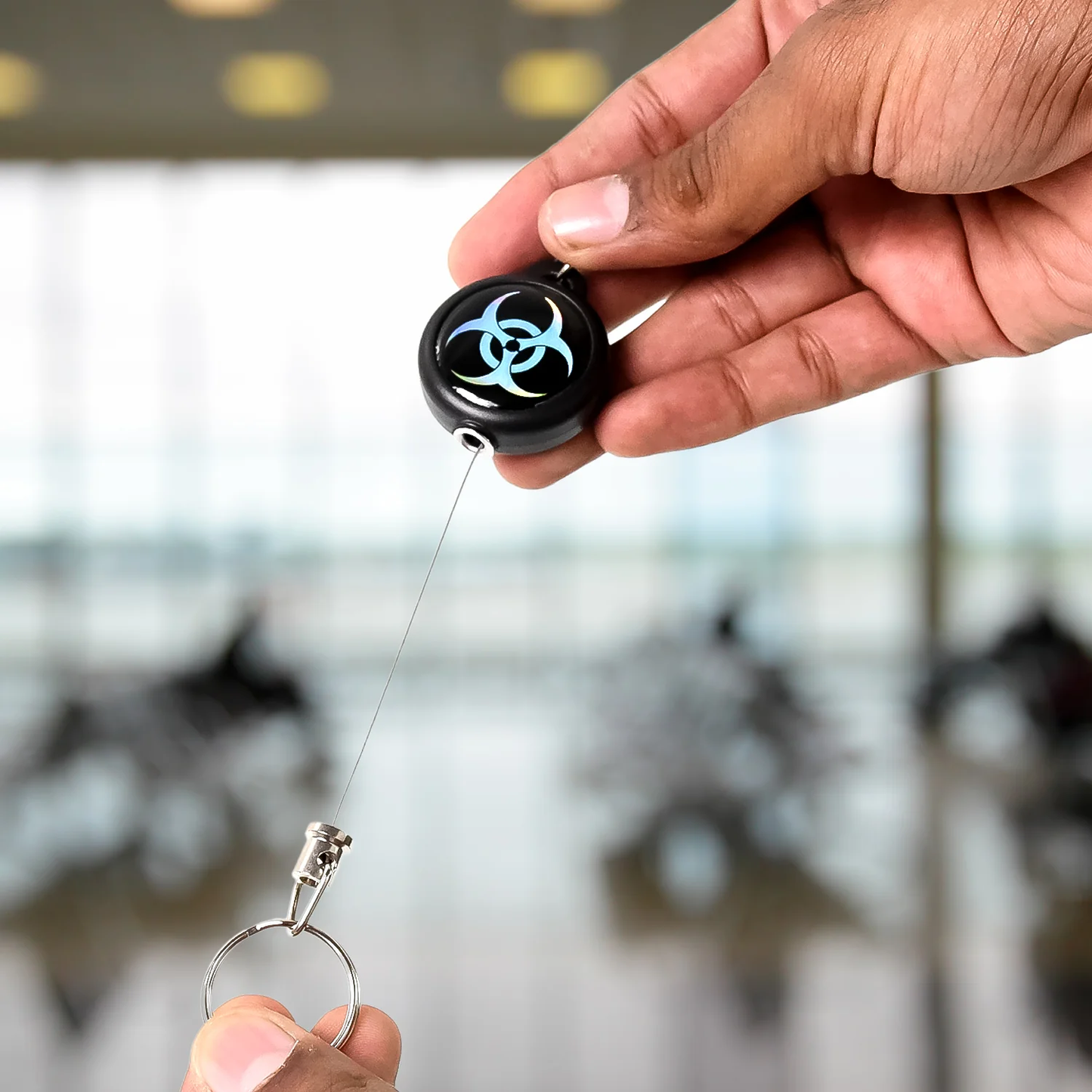 Safety Anti-Lost Retractable Key Chain – Heavy Duty Steel Wire for Keys, ID Cards & Tools