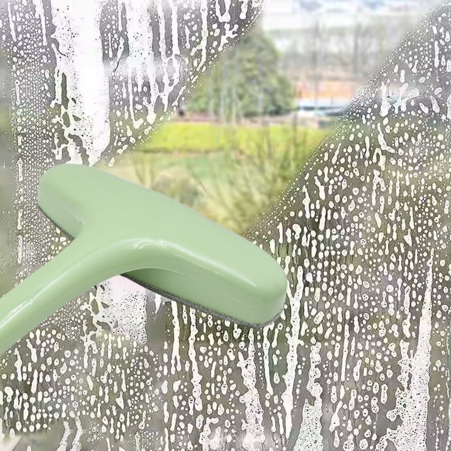 Window Screen Cleaning Brush – Extendable Handle, Multi-Surface Use (1 Pc)