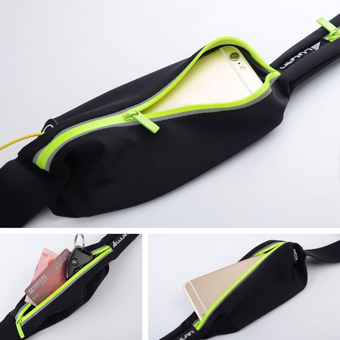 Reflective Waterproof Waist Bag for Running, Hiking, Jogging & Walking