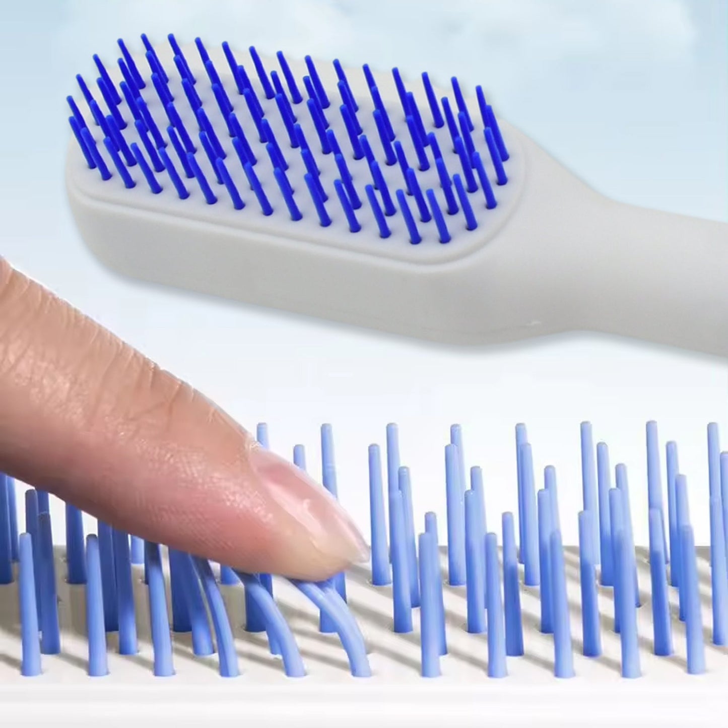 Self-Cleaning Hairbrush – Anti-Static Detangling & Massage Comb