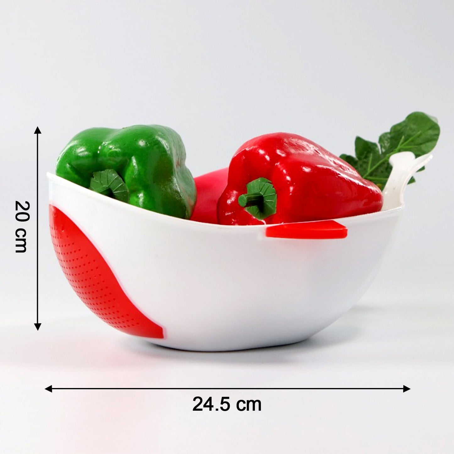 Multi-Use Washing Bowl & Strainer – For Rice, Pasta, Veggies & Fruits