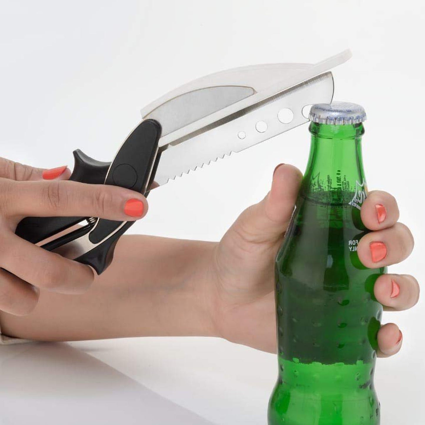 Stainless Steel 4-in-1 Clever Cutter – Black