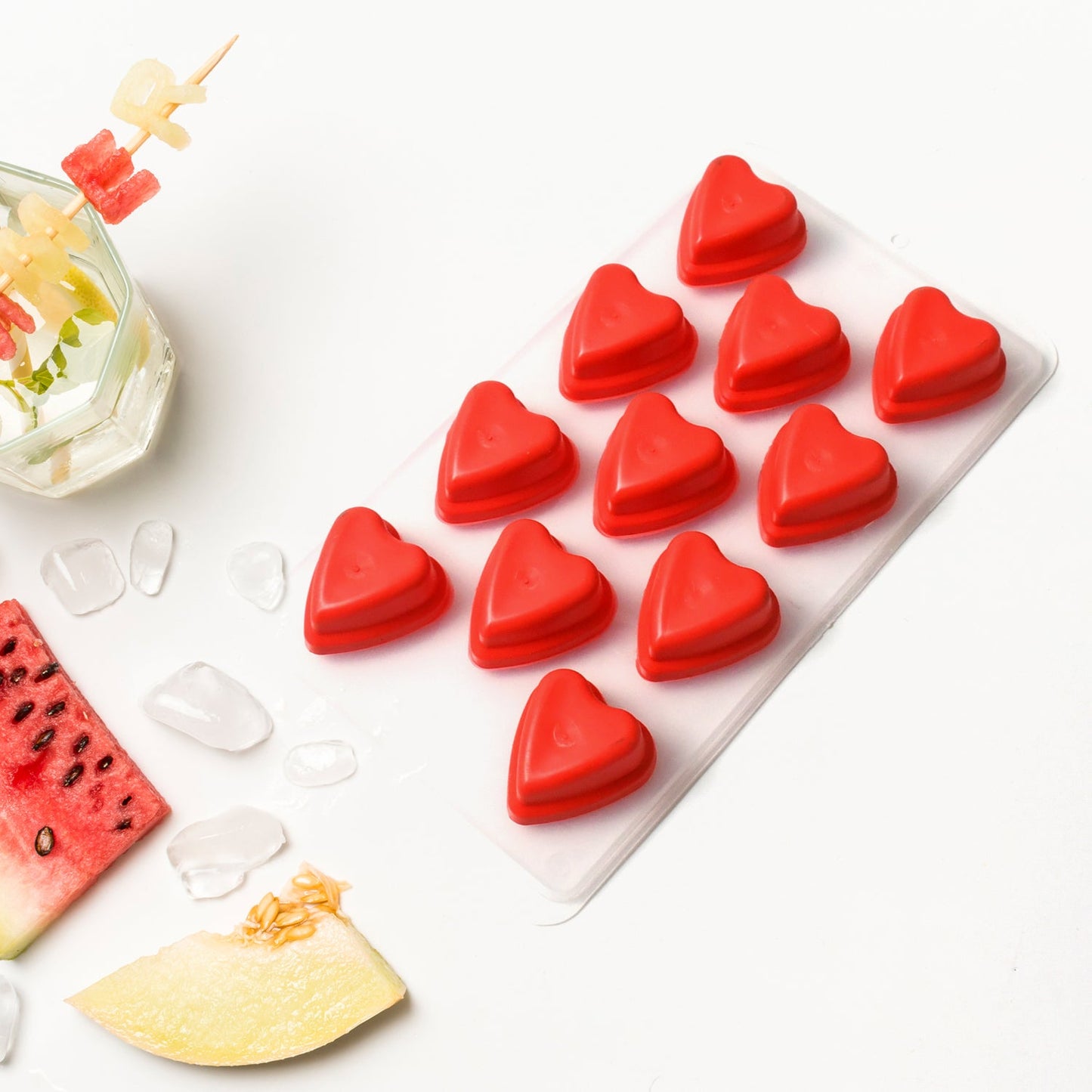 Creative Silicone Heart-Shape Mould for Ice and Chocolate
