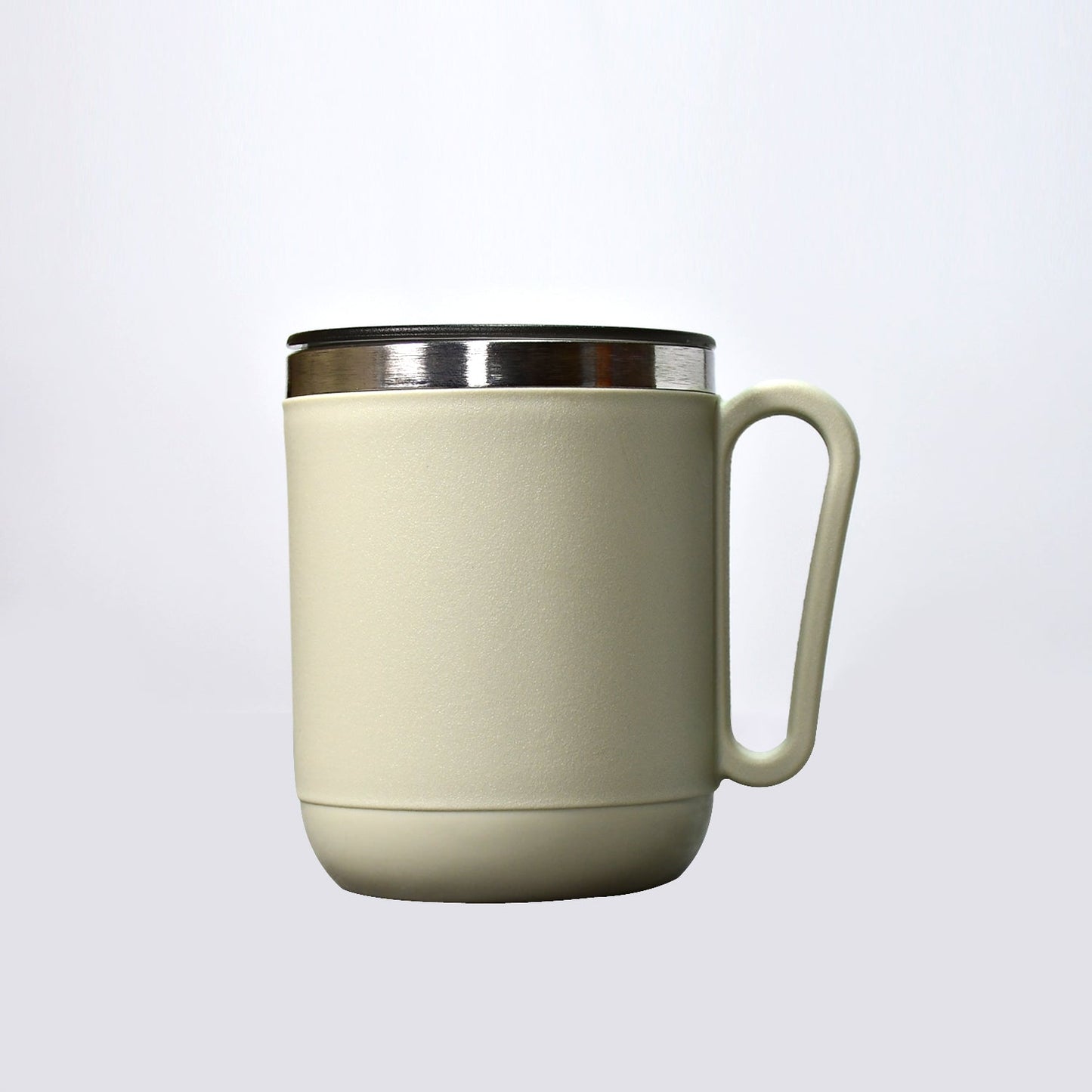 Ganesh Premium Stainless Steel Coffee Mug, 400ml – Heat-Resistant Lid