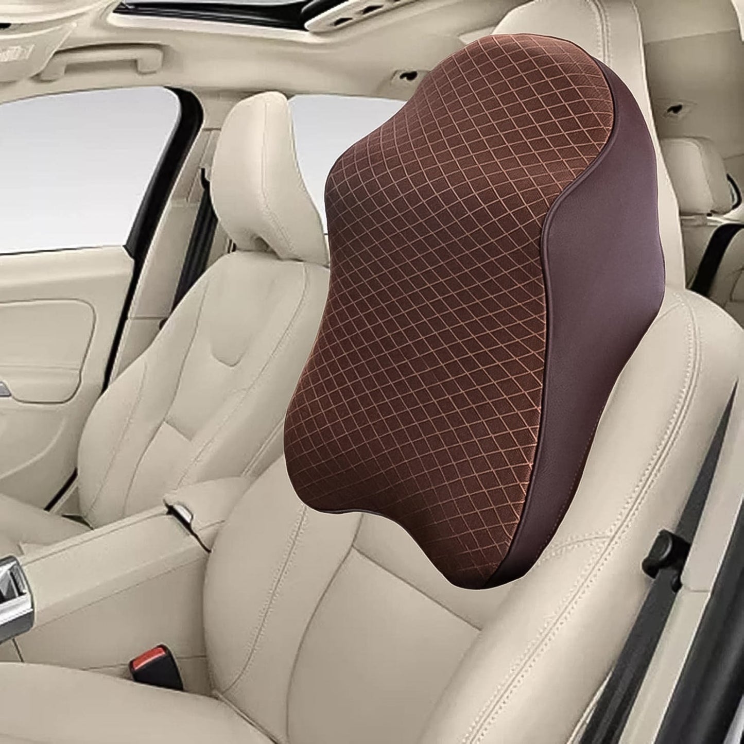 Memory Foam Car Neck Pillow – Cervical Support Cushion