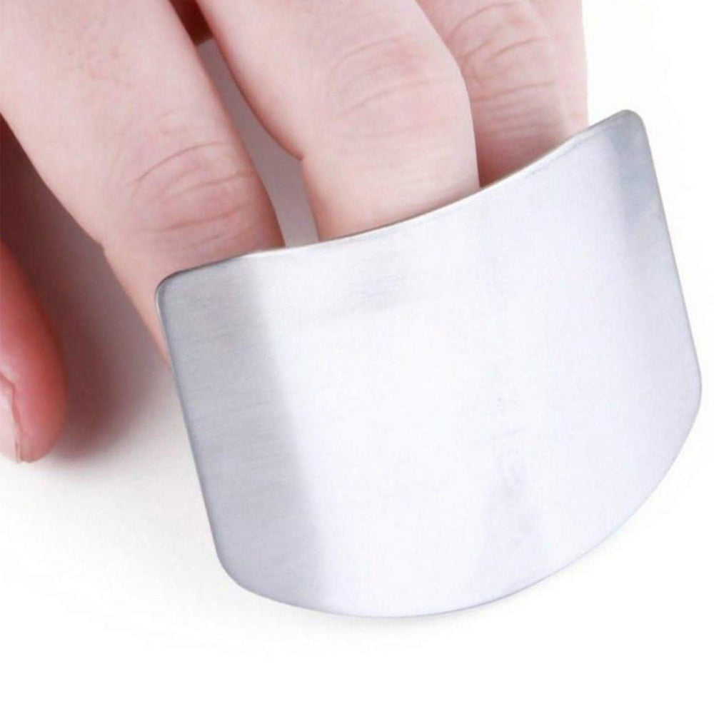Stainless Steel Finger Guard Cutting Protector for Kitchen Safety