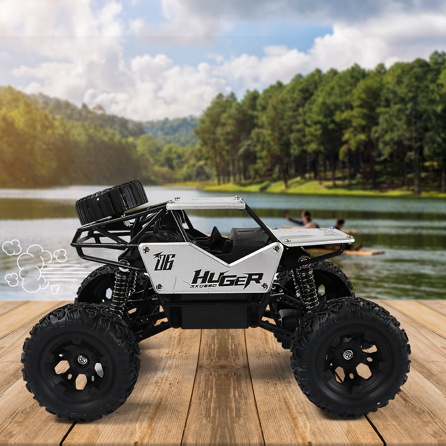 Rock Crawler RC Monster Truck – All Terrain Rechargeable Toy Car
