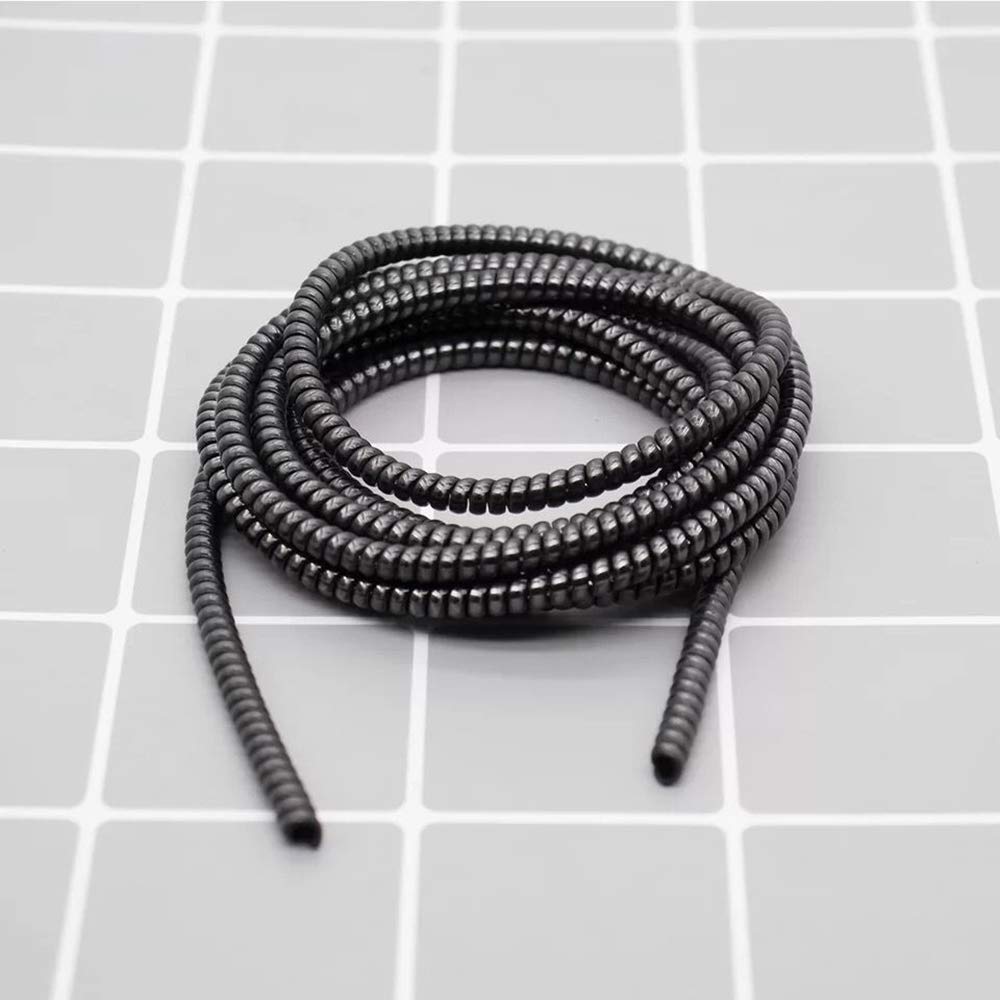 Metallic Spiral Cable Protector for Cords & Headphones – DIY Wrap