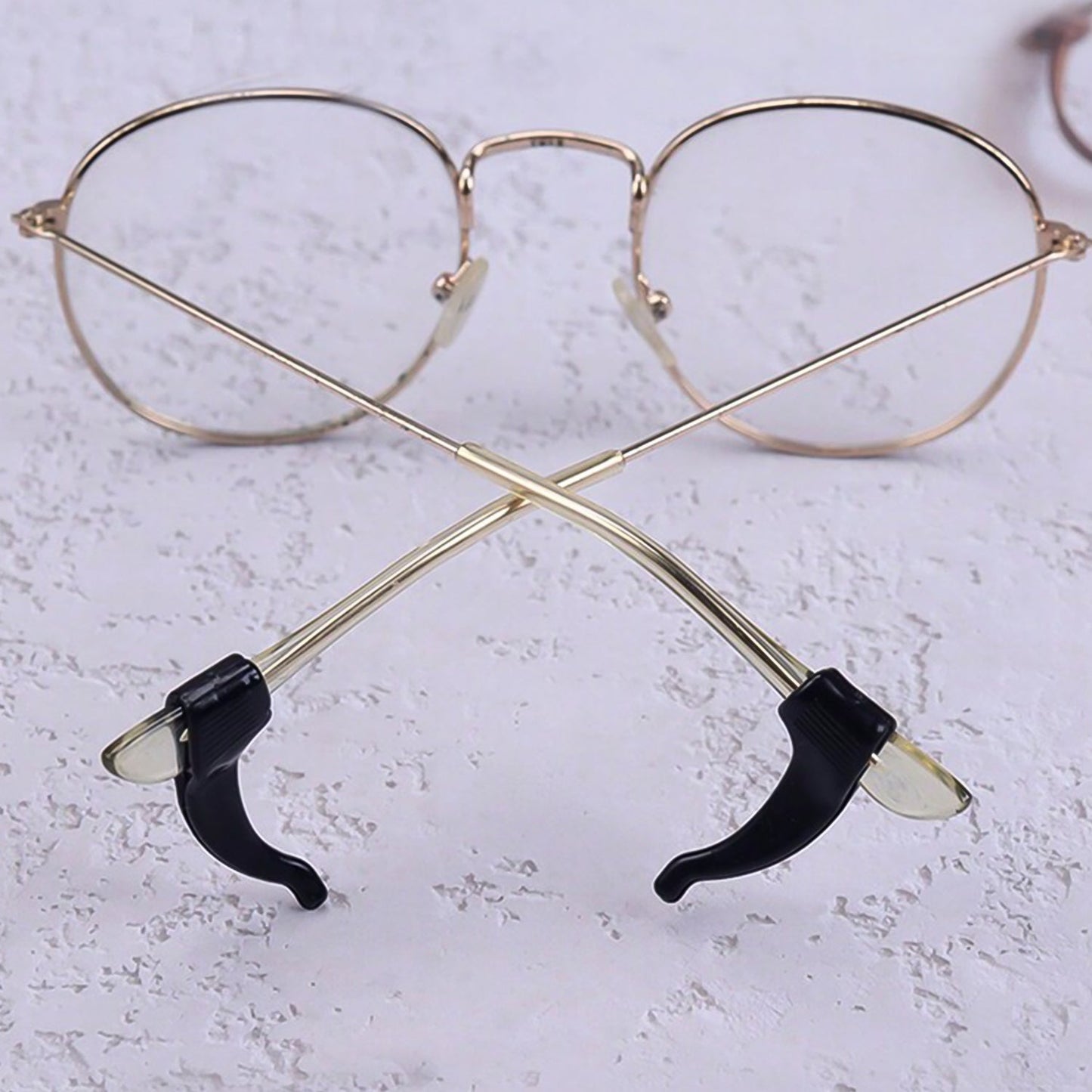 Soft Silicone Glasses Ear Hooks – Anti-Slip Eyeglass Retainers (1 Pair)