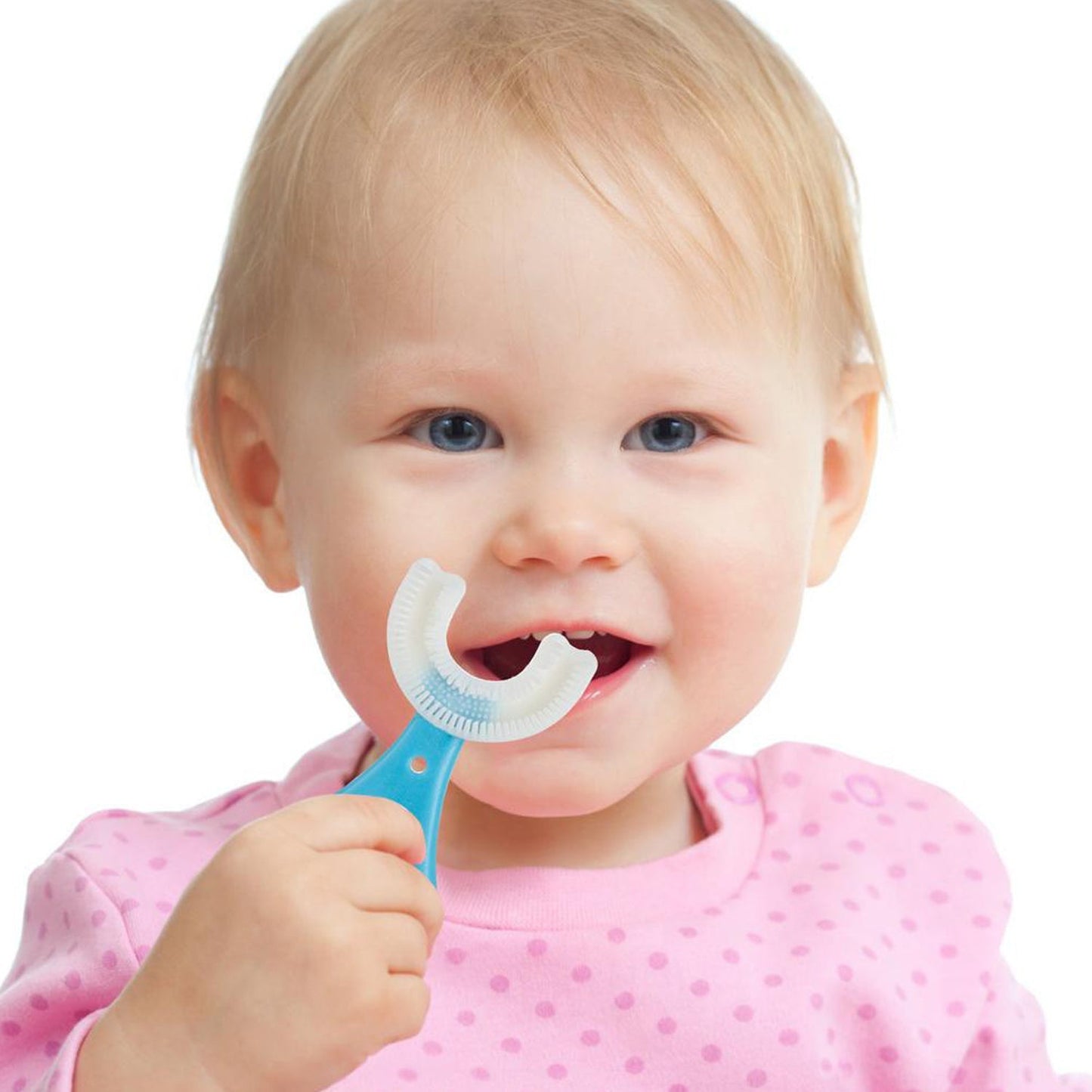 Kids U-Shaped Toothbrush – Soft, Safe & Easy Oral Care (Mix Color)