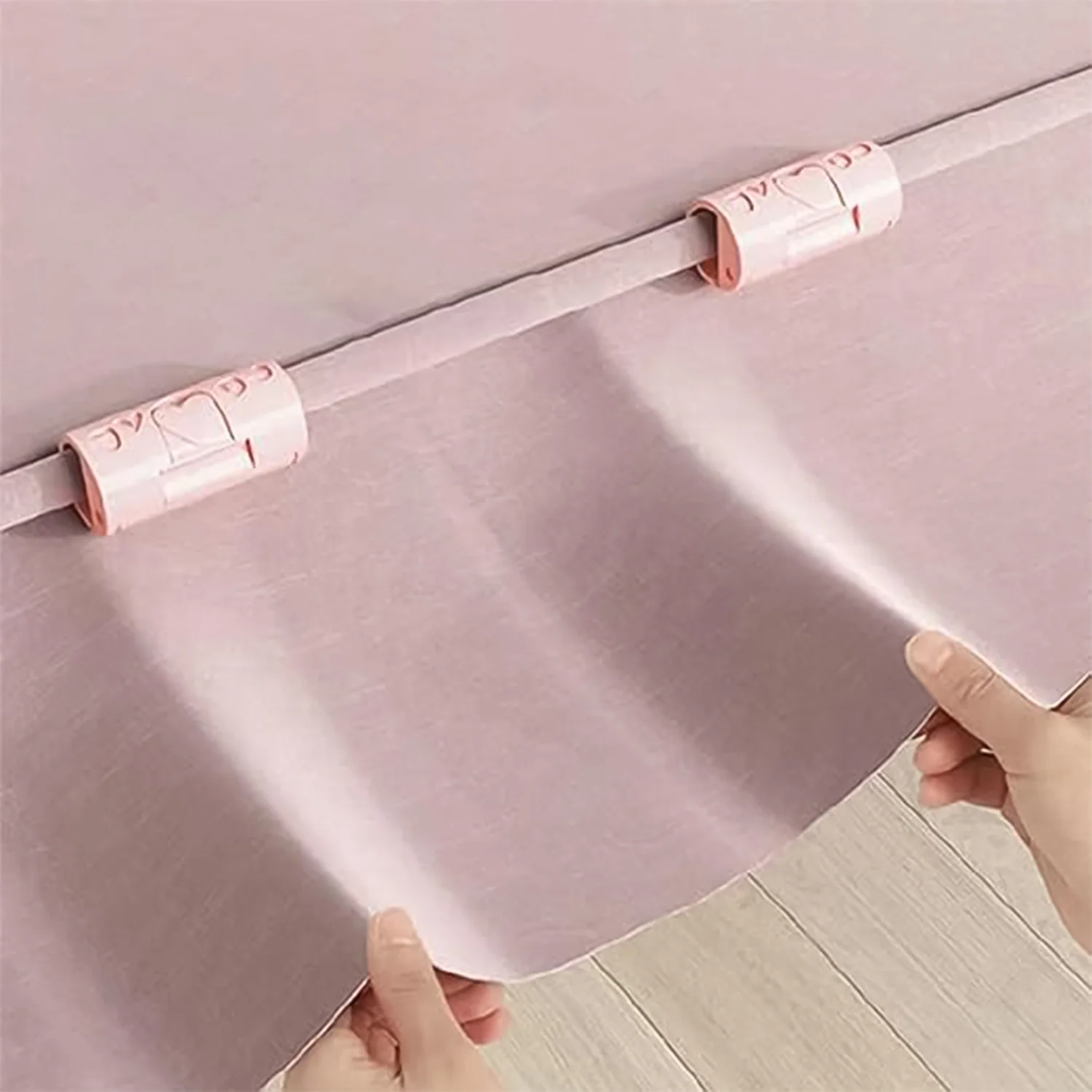 Bed Sheet Clips – Elastic Fitted Quilt Holder, Non-Slip Safety Fasteners