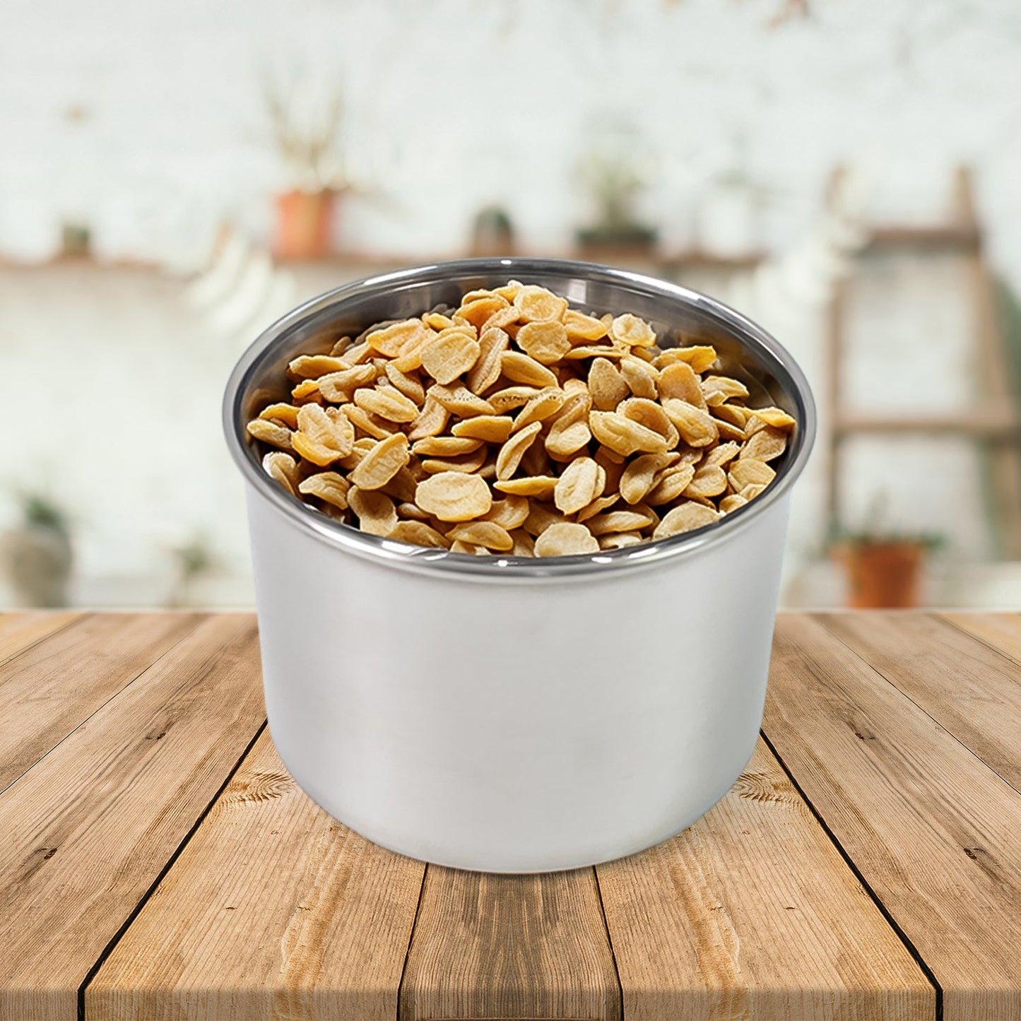 Stainless Steel Airtight Containers with See-Through Lid – 2 Pc (500 ML)