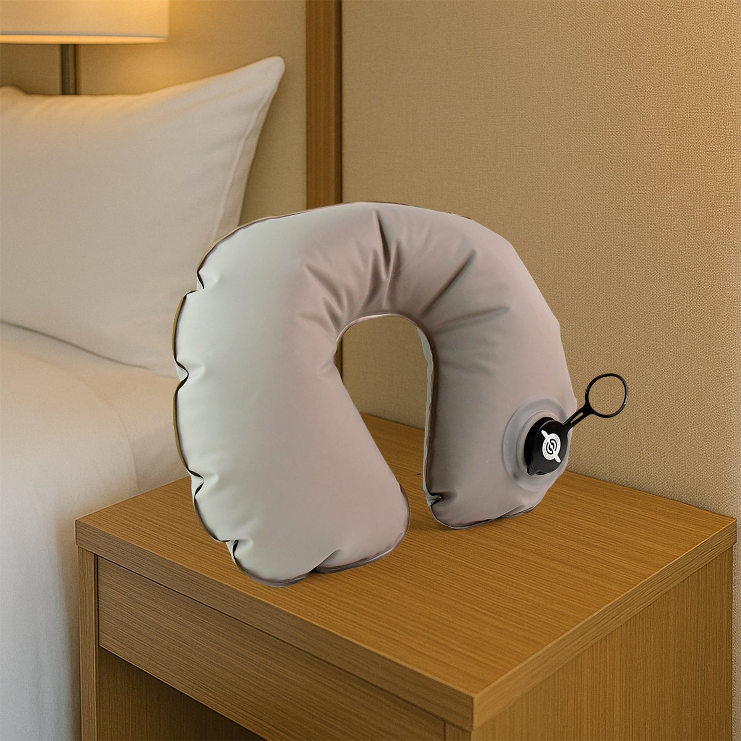 Premium Inflatable Travel Neck Pillow with Air Valve – U-Shape Comfort (1 Pc)