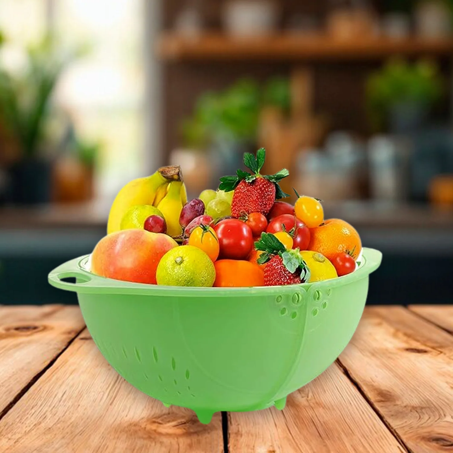Apex Smart Basket – 3-in-1 Multiuse Bowl for Fruits & Vegetables