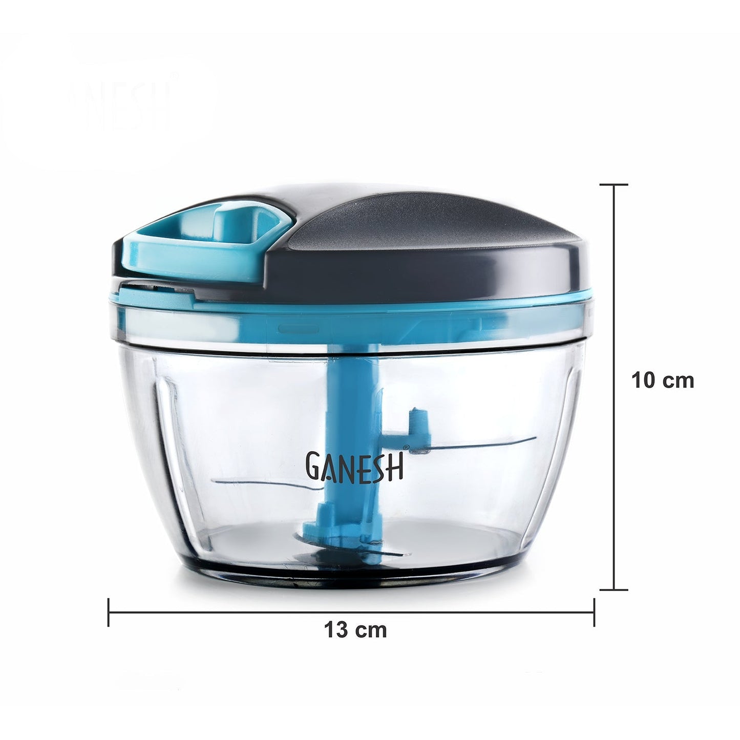 GANESH Wonder Chopper, Grey – 470ml, BPA Free, No Electricity Needed