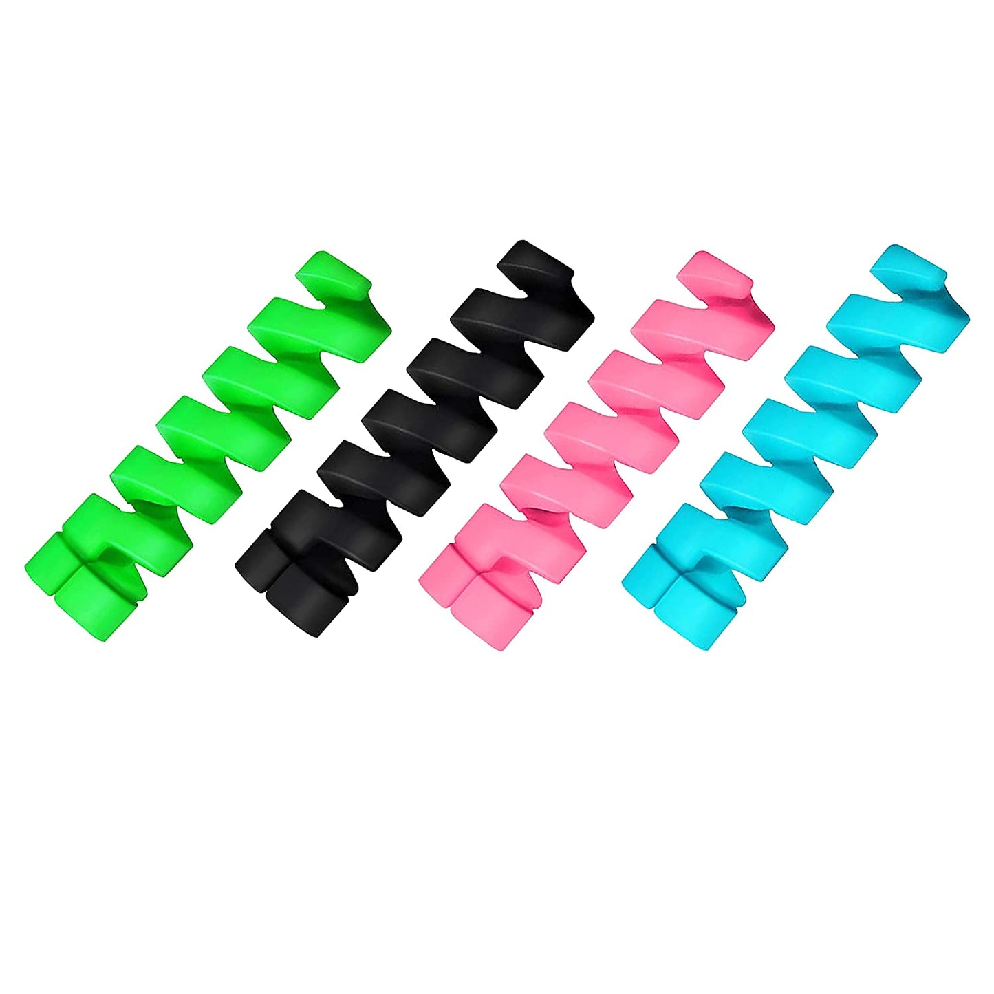 Spiral Charger Cable Protector – Data Cable Saver (Pack of 4)
