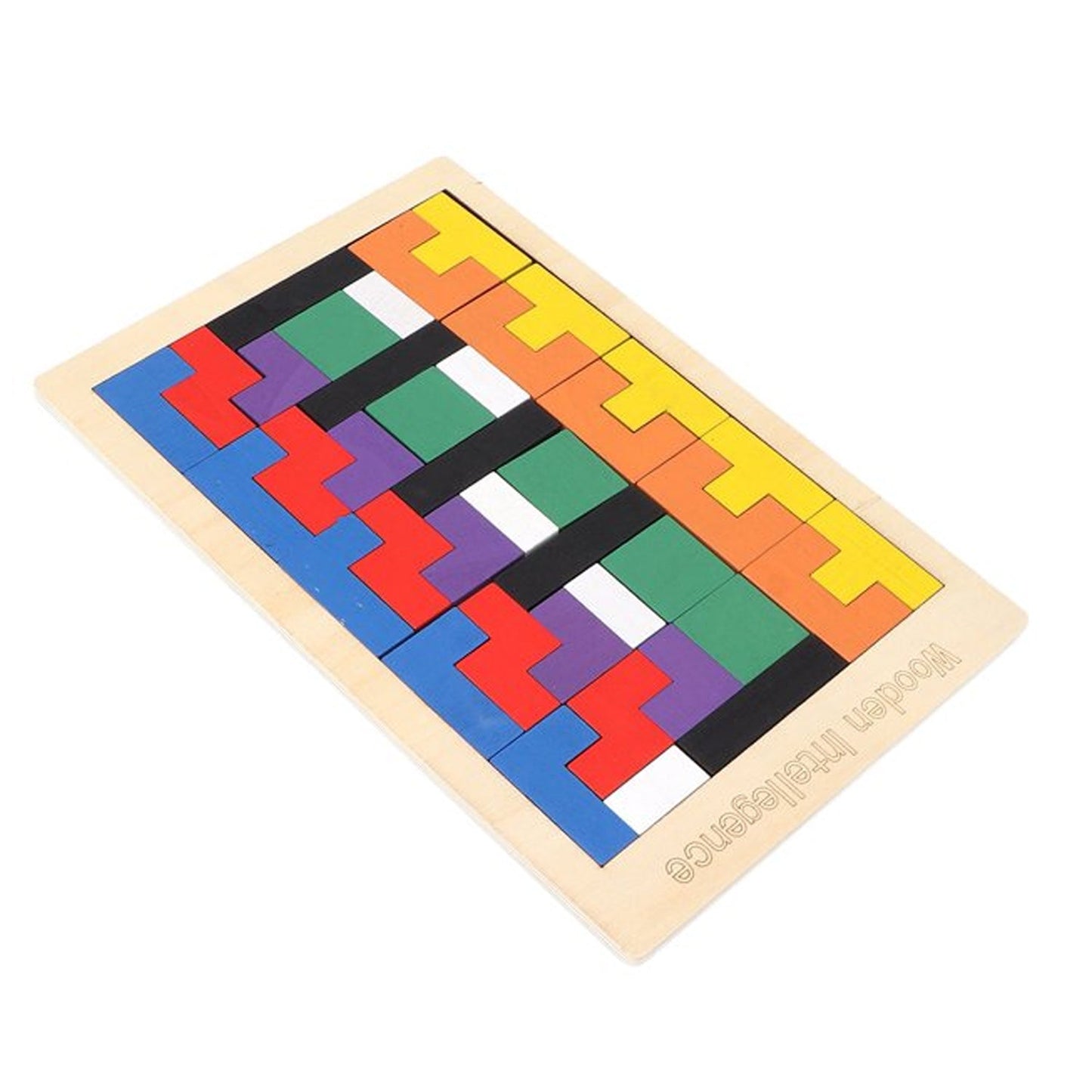 Wooden Blocks Puzzle – Educational Toy for Kids & Brain Training for Adults