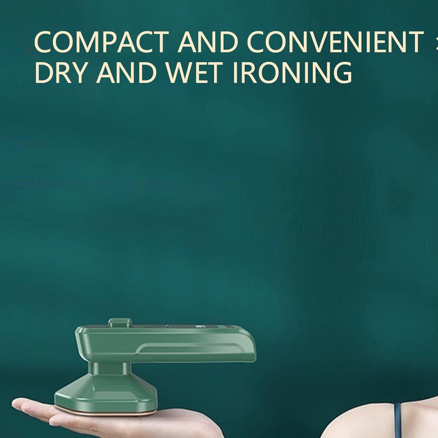2-in-1 Mini Steam Iron & Garment Steamer – Portable & Travel-Friendly