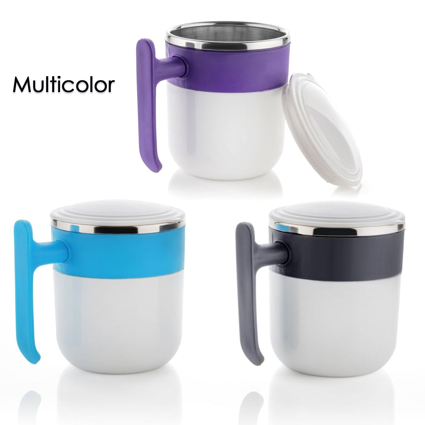 Insulated Stainless Steel Coffee & Tea Mug with Lid
