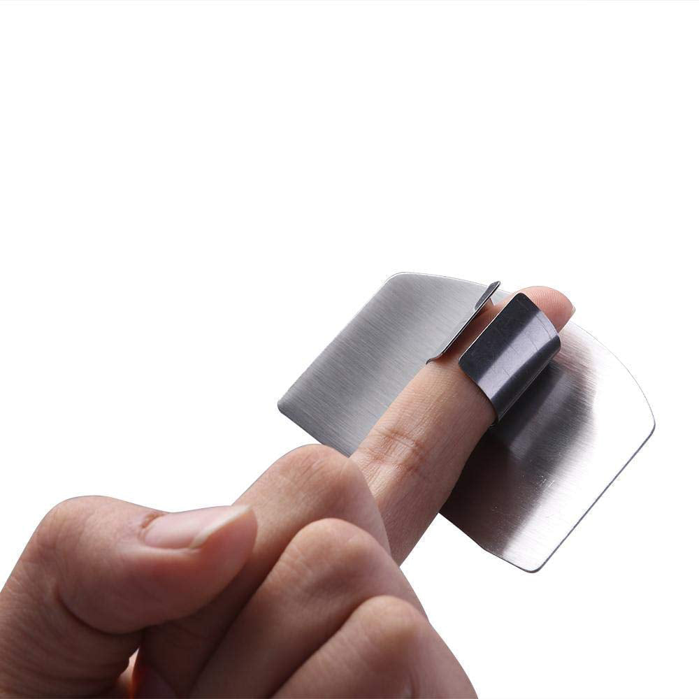 Stainless Steel Finger Guard Cutting Protector for Kitchen Safety