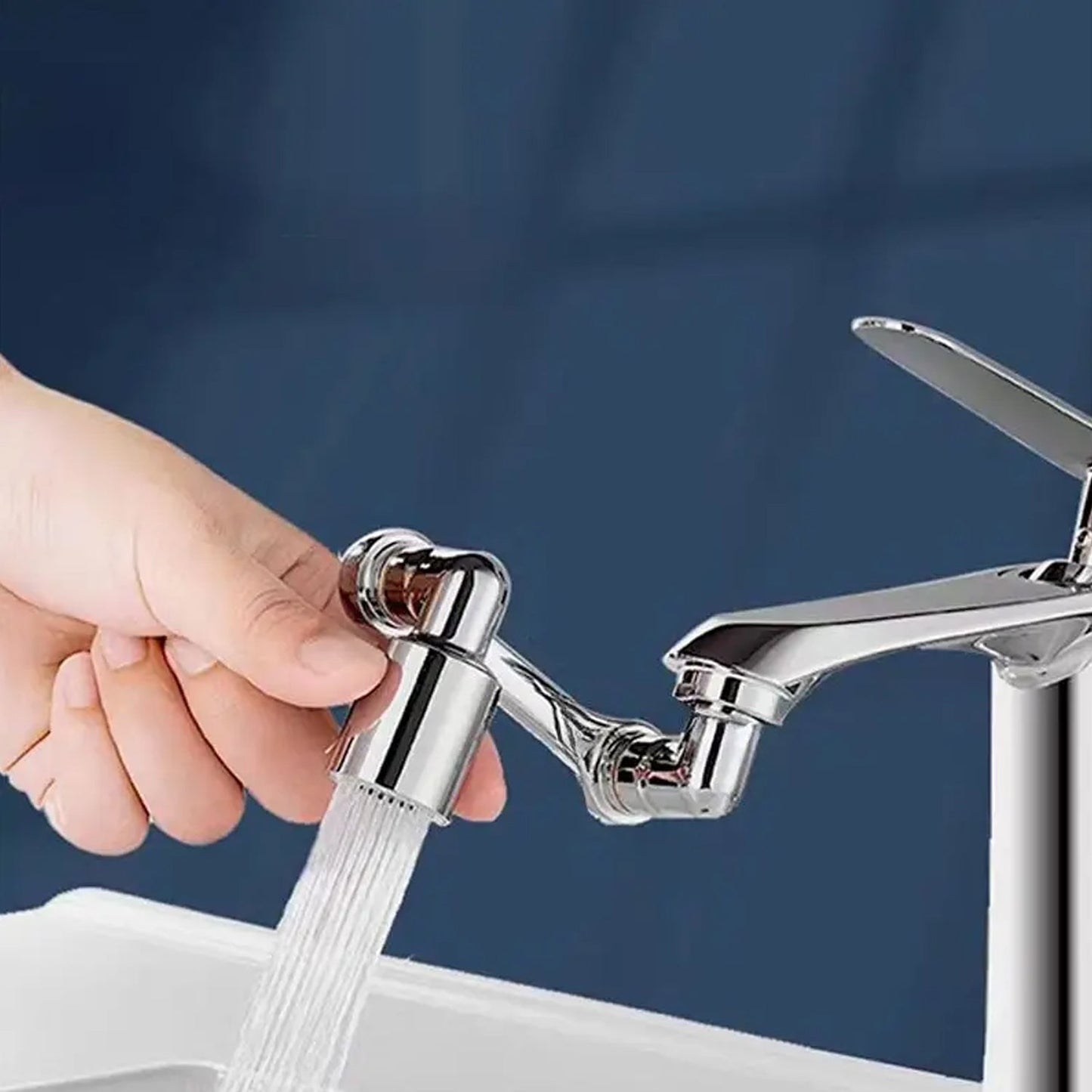 Flexible Faucet Splash Head Aerator with 2 Spray Modes (1 Set)