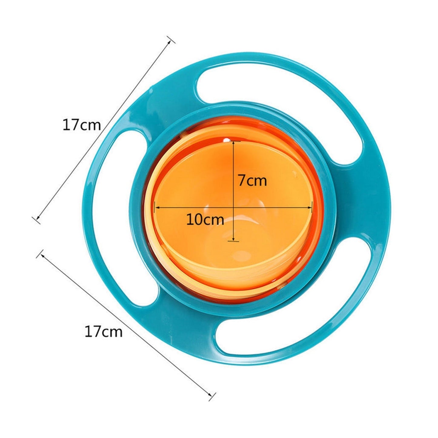 Rotating Baby Bowl – Spill-Proof Food Bowl for Kids & Toddlers