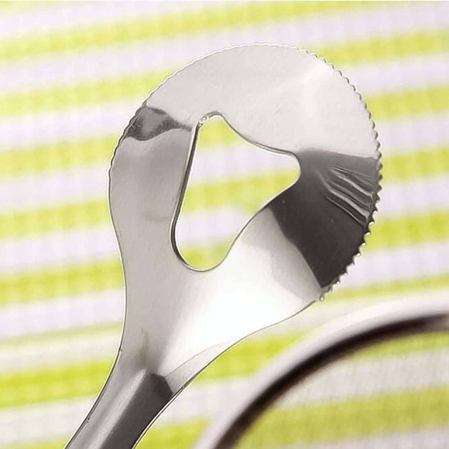 2-in-1 Stainless Steel Filter Spoon with Clip for Frying & Grilling