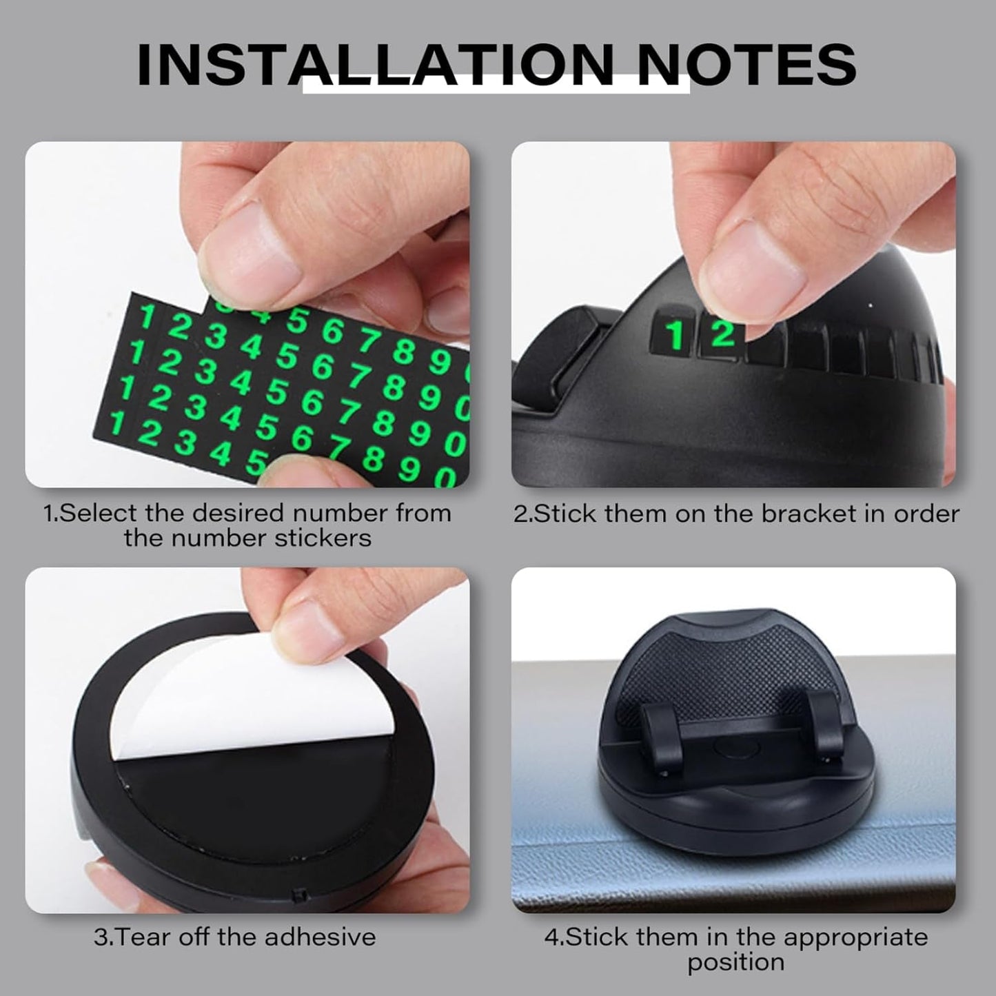 2-in-1 Car Anti-Slip Mat & Phone Holder – Non-Slip Sticky Dashboard Mount