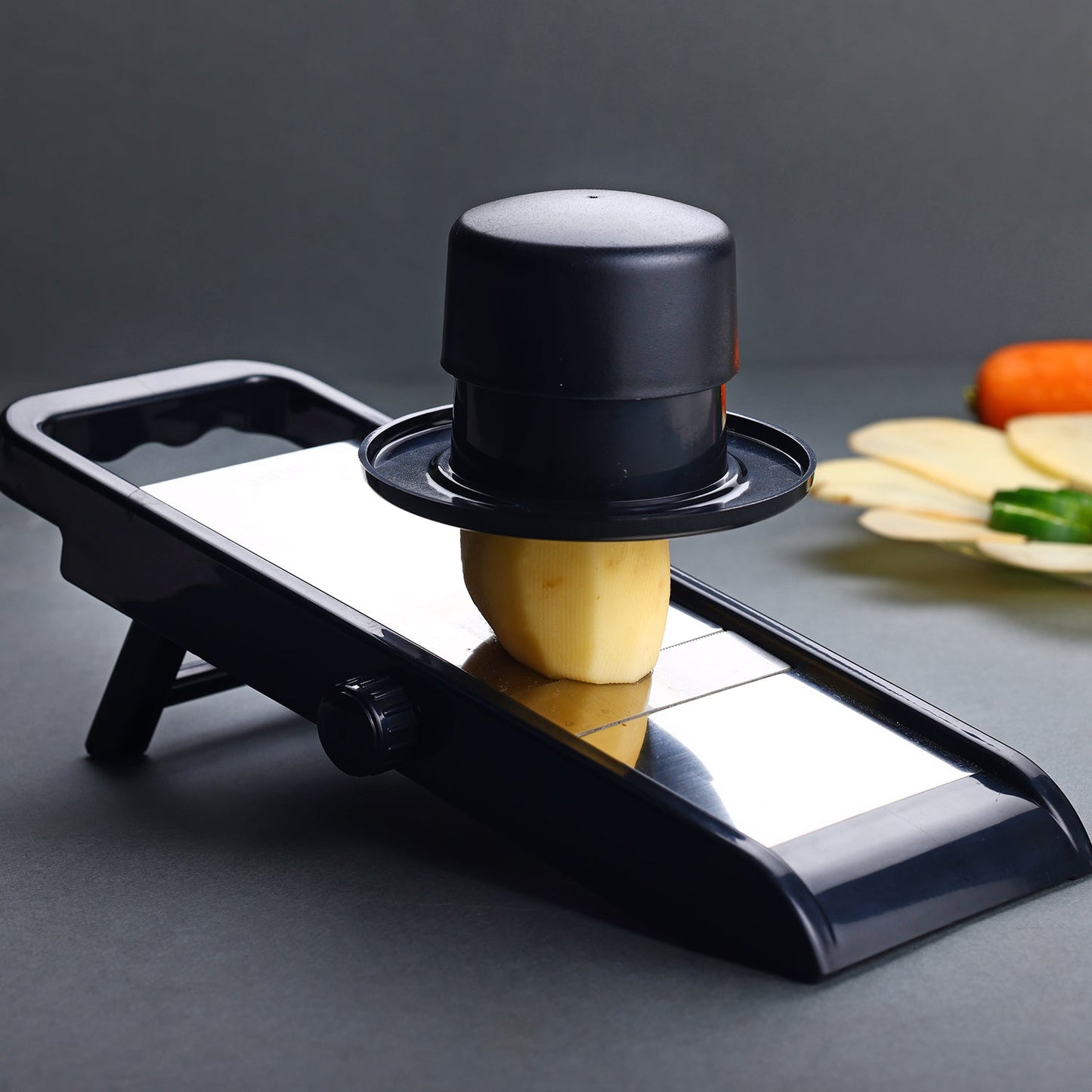 Adjustable Multipurpose Vegetable & Potato Slicer with Grater