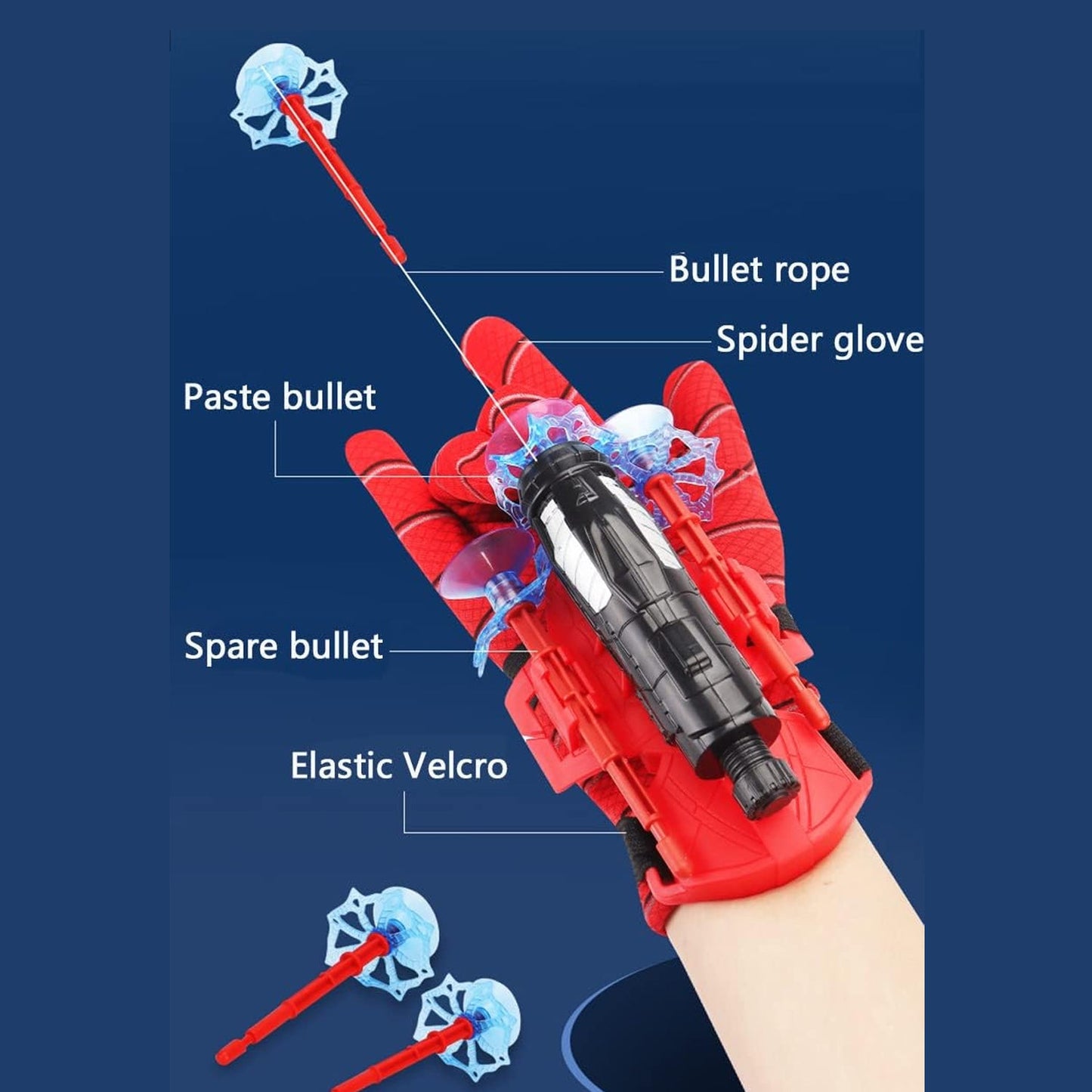 Web Shooter Toy – Superhero Wrist Launcher for Role-Play
