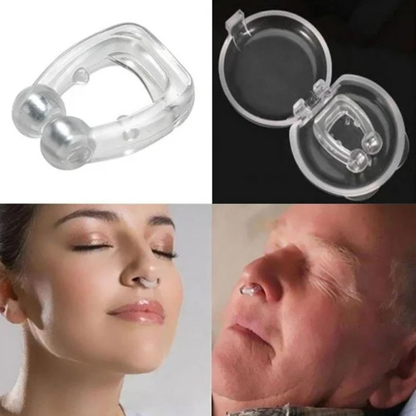Anti-Snore Nose Clip for Heavy Snorers – Silicone, Magnetic (1 Pc)