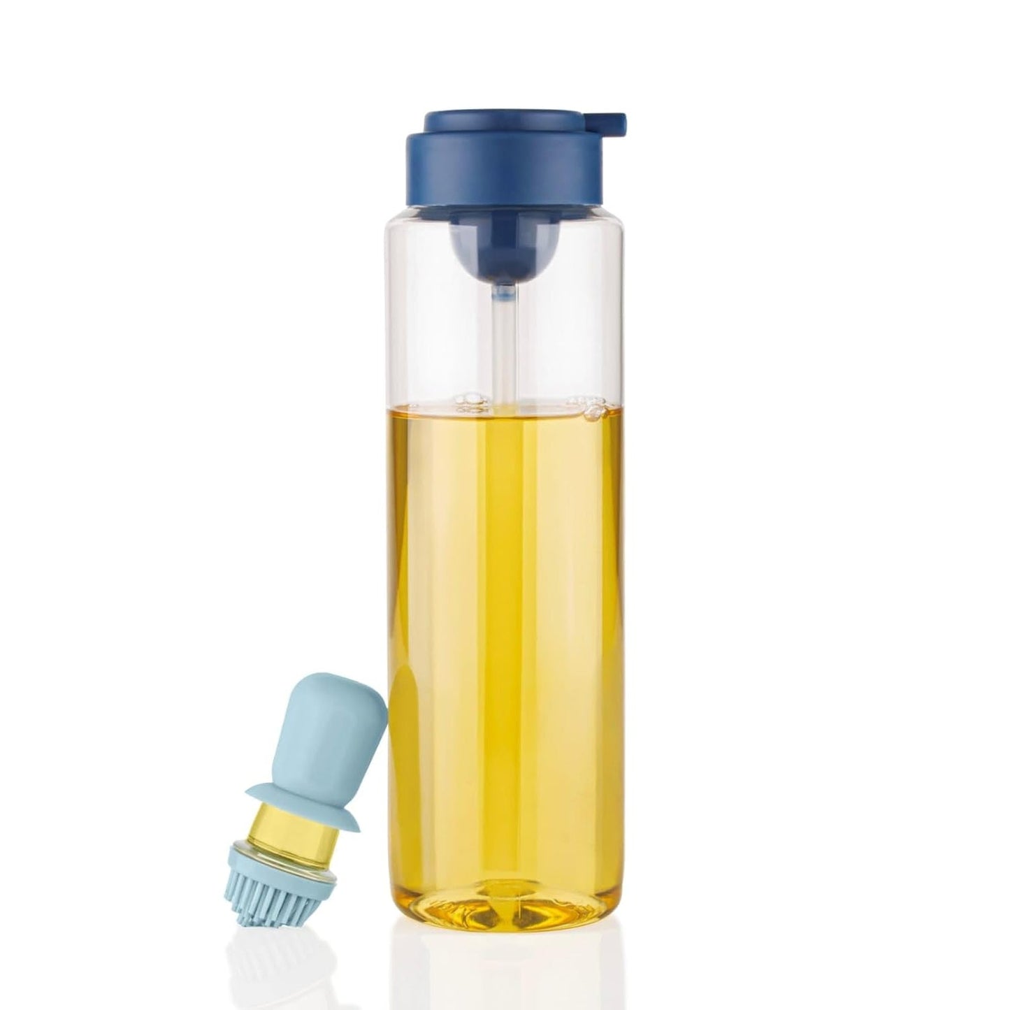2 in 1 Transparent Oil Dispenser with Silicone Dropper & Brush – 1L