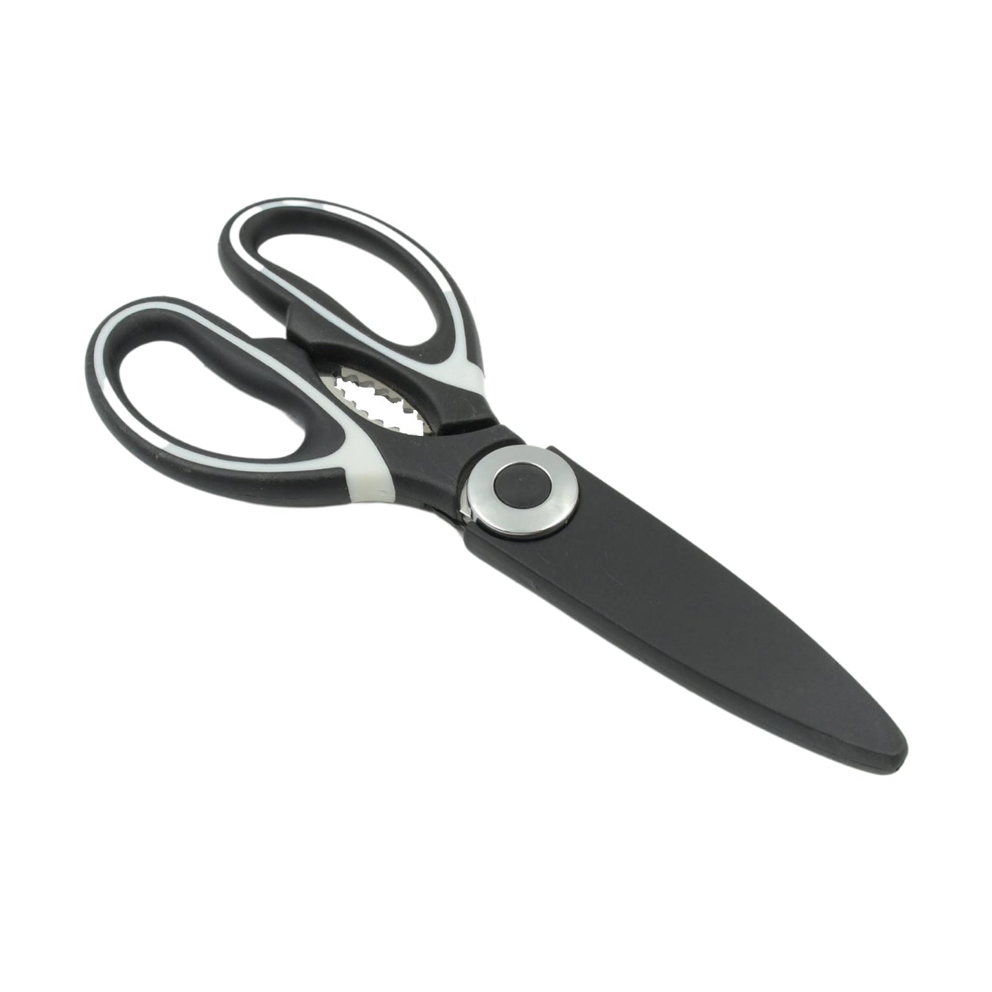 3-in-1 Stainless Steel Kitchen Scissors with Magnetic Holder