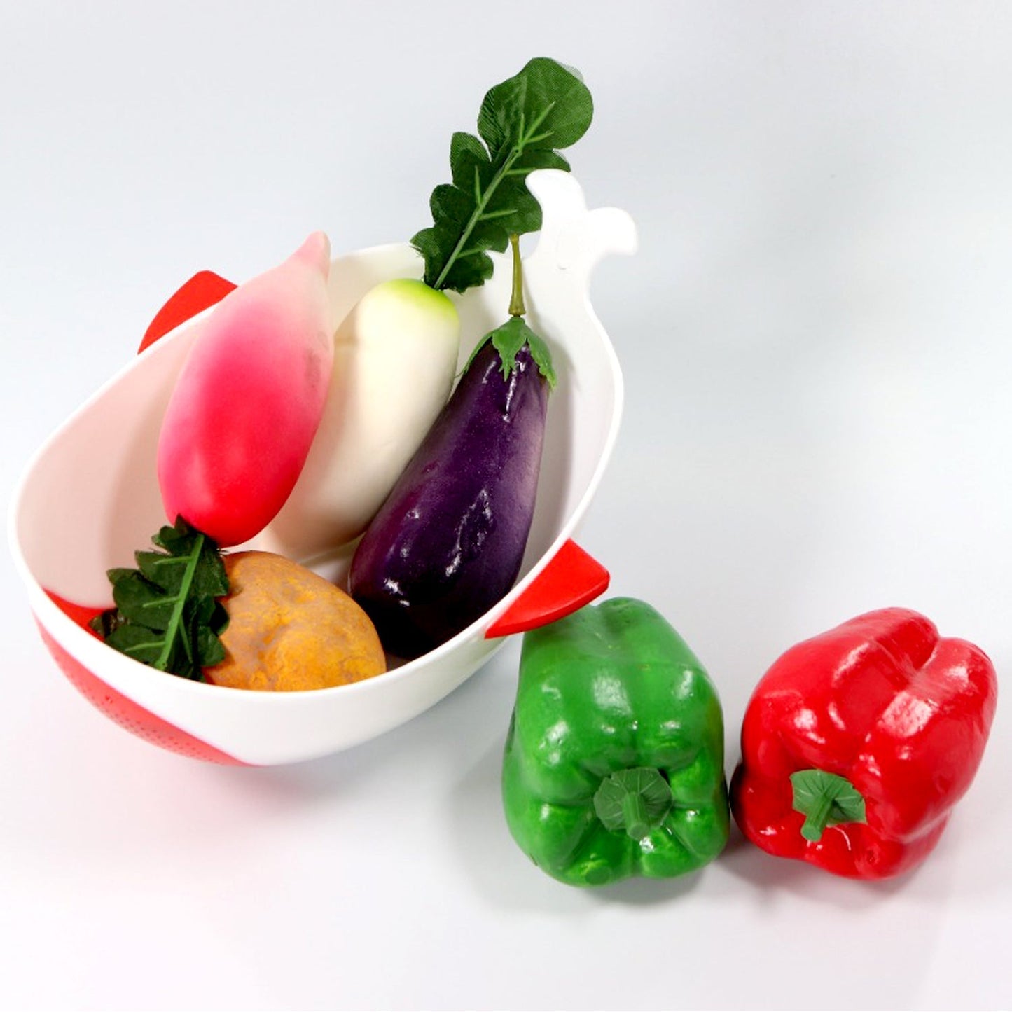 Multi-Use Washing Bowl & Strainer – For Rice, Pasta, Veggies & Fruits