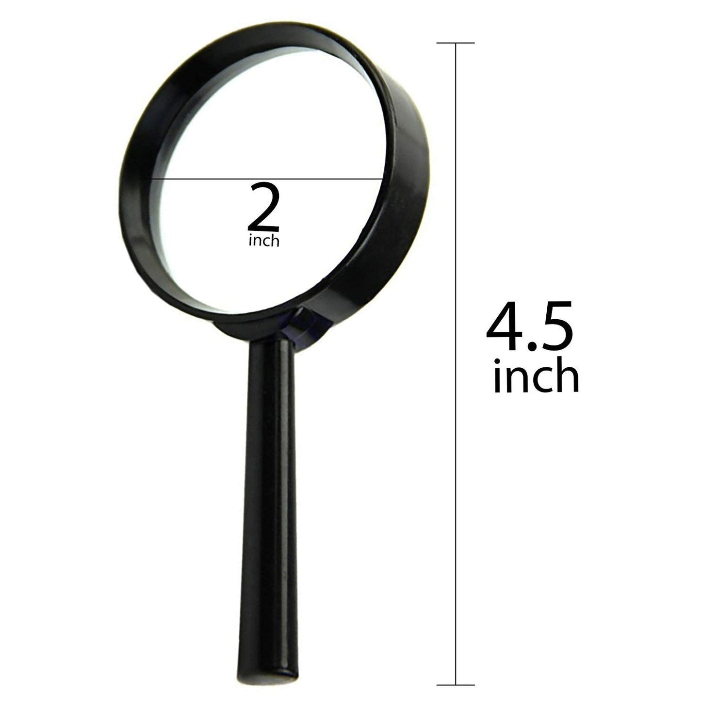 Real Glass Magnifying Lens – Breakage-Proof Reader (50 mm)