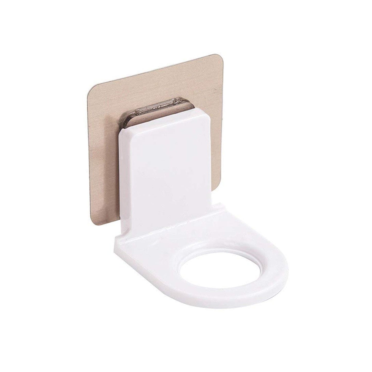 Wall-Mounted Adhesive Hook for Shampoo Bottles & Soap – Strong Hold (1 Pc)