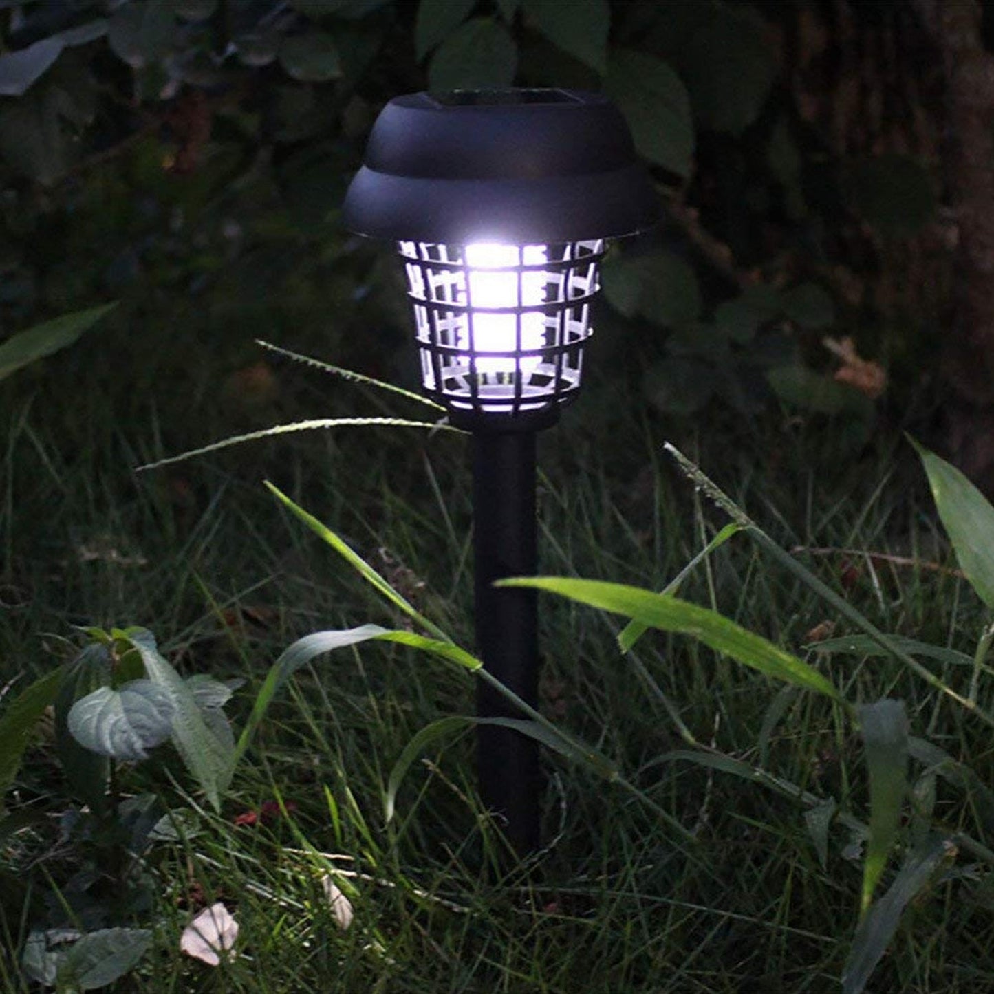 Medium Solar Bug Zapper & Garden Light – UV LED Mosquito Trap (1 Pc)