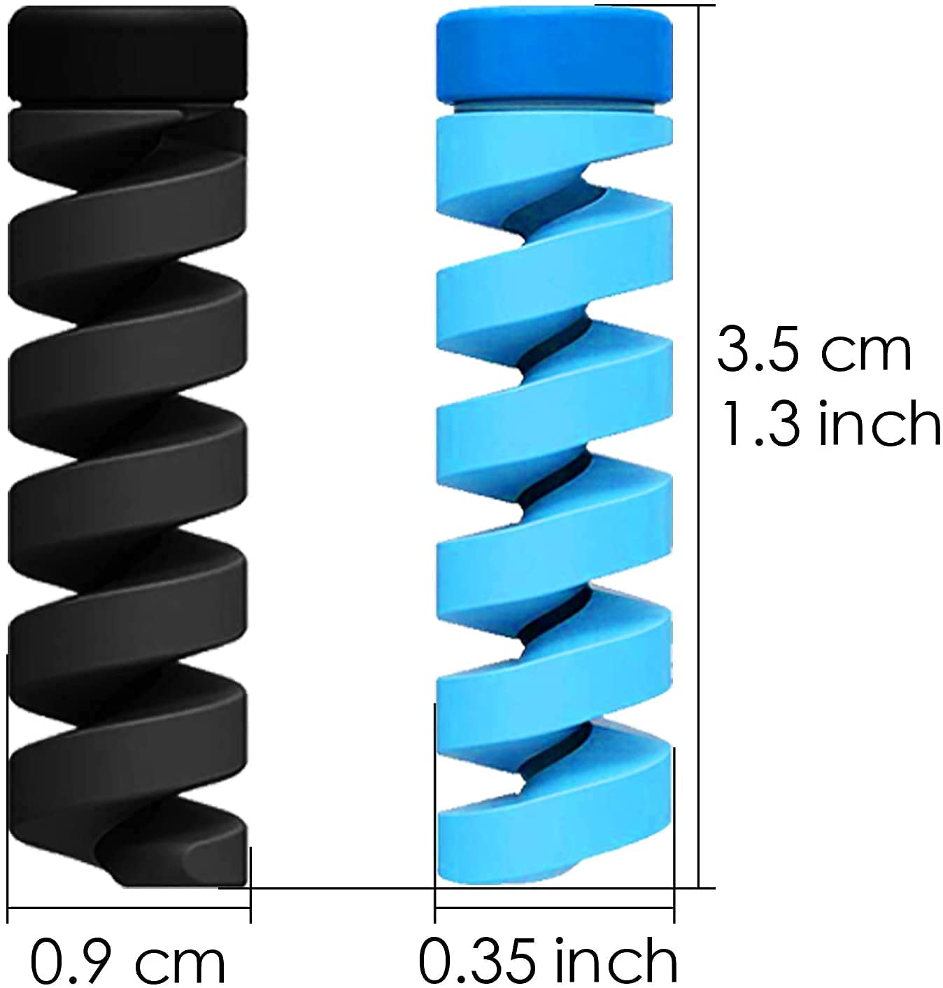 Spiral Charger Cable Protector – Data Cable Saver (Pack of 4)