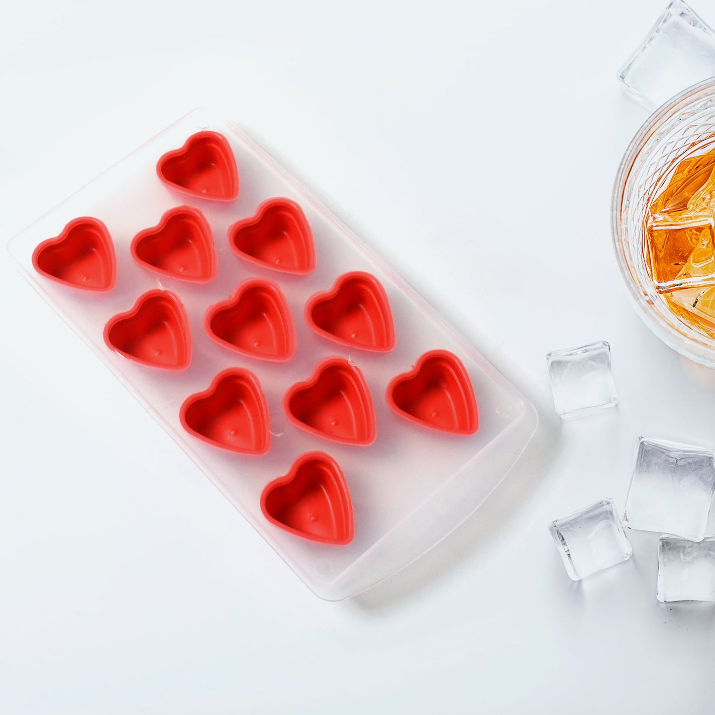 Creative Silicone Heart-Shape Mould for Ice and Chocolate