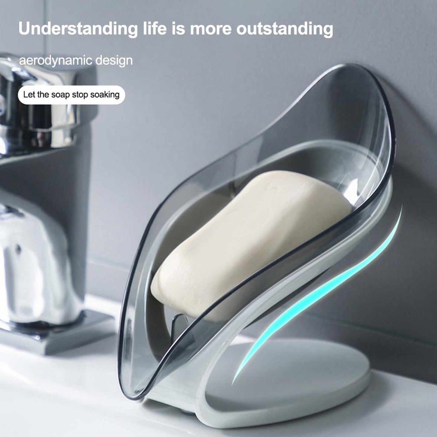 New Leaf Soap Box for Bathroom & Household Use – Lightweight & Durable