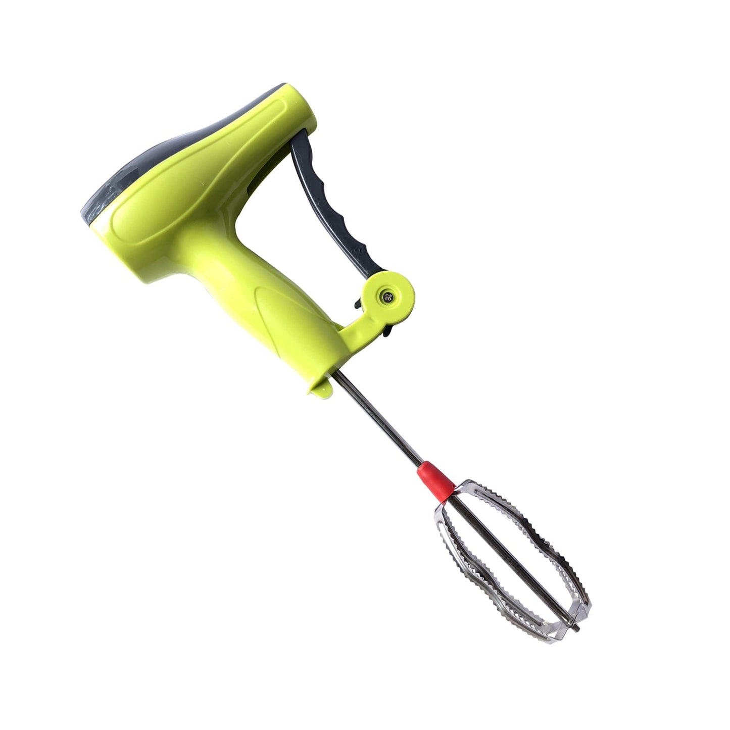 Power-Free Manual Hand Blender with Stainless Steel Blades – Milk Lassi Maker & Egg Beater