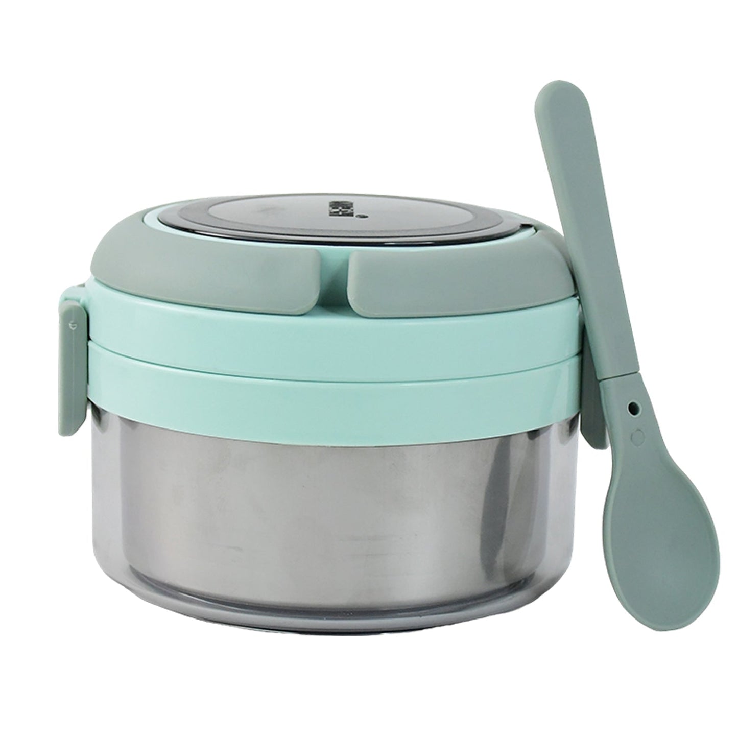 Ganesh Tiara 400ml Stainless Steel Insulated Lunch Box with Leakproof Lid & Folding Spoon – Compact Tiffin for Office, School & Travel