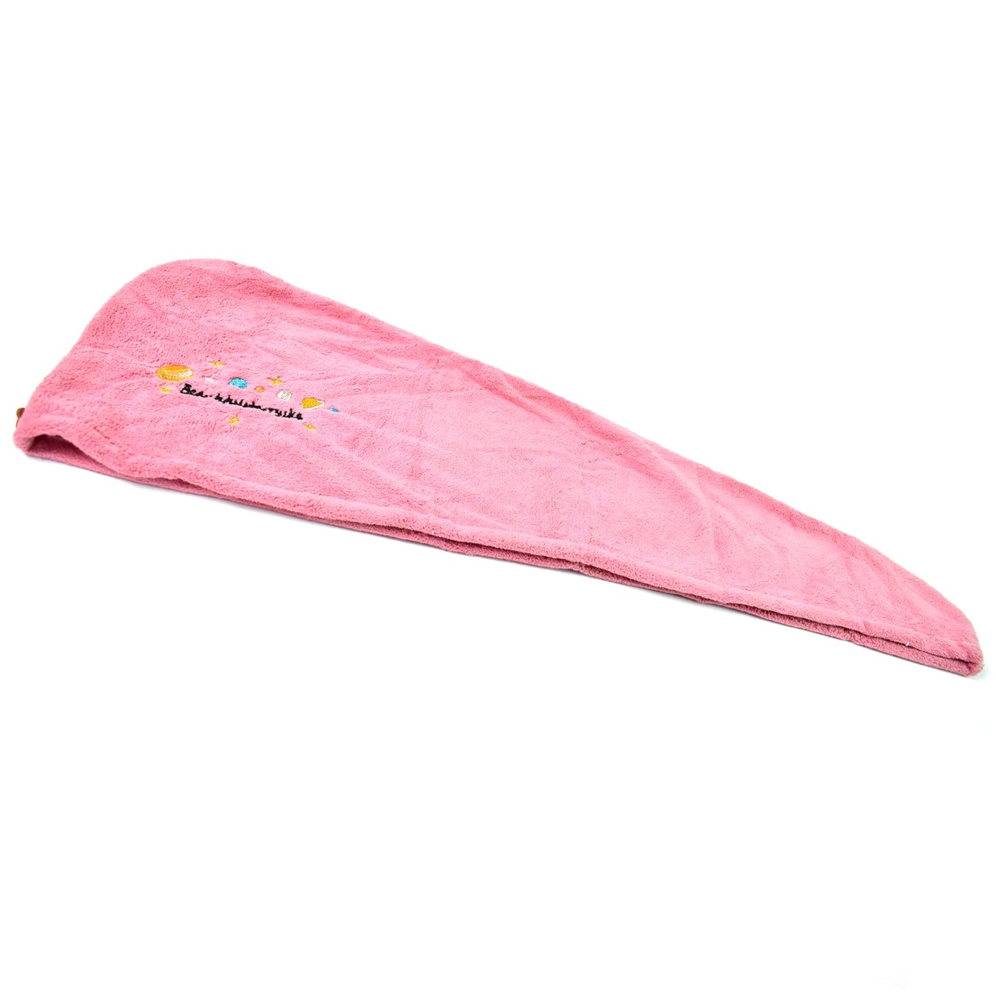 Microfiber Hair Wrap Towel Cap (1 Pc / 63x23 Cm / Random Color)