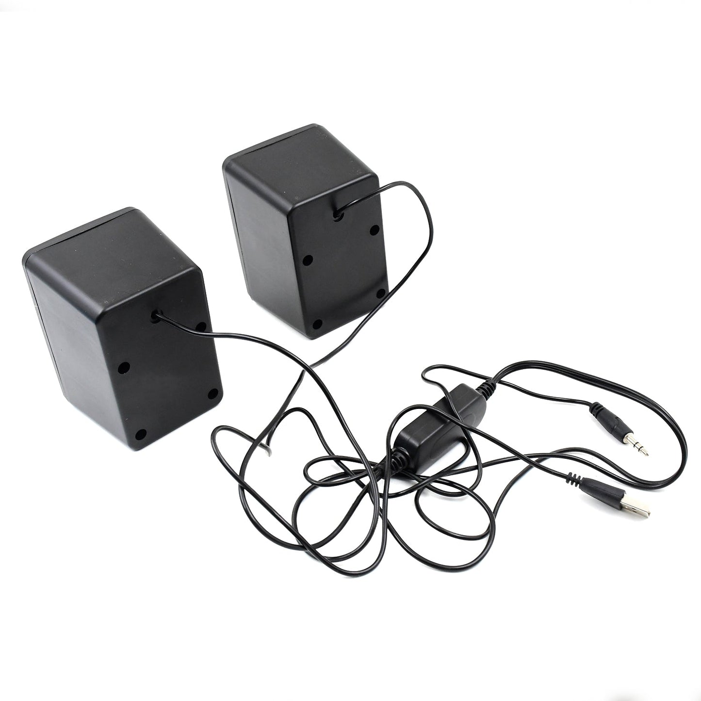 RGB Desktop Speakers – USB Powered Plug & Play (2 Pc Set)